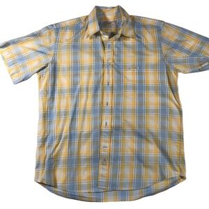 Thomas Burberry Plaid Short Sleeve‎ Shirt L